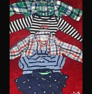 SOLD! 6 month boys shirt bundle